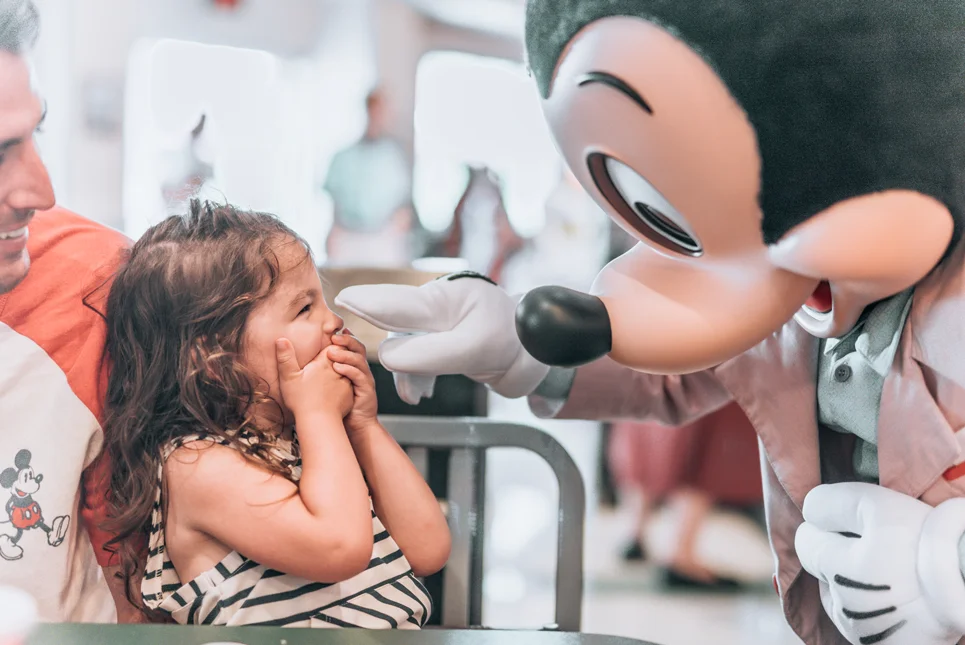 character dining on the disney dining plan at walt disney world