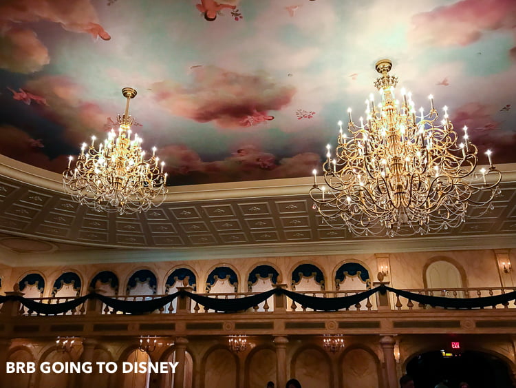 grand ballroom at be our guest in the magic kingdom