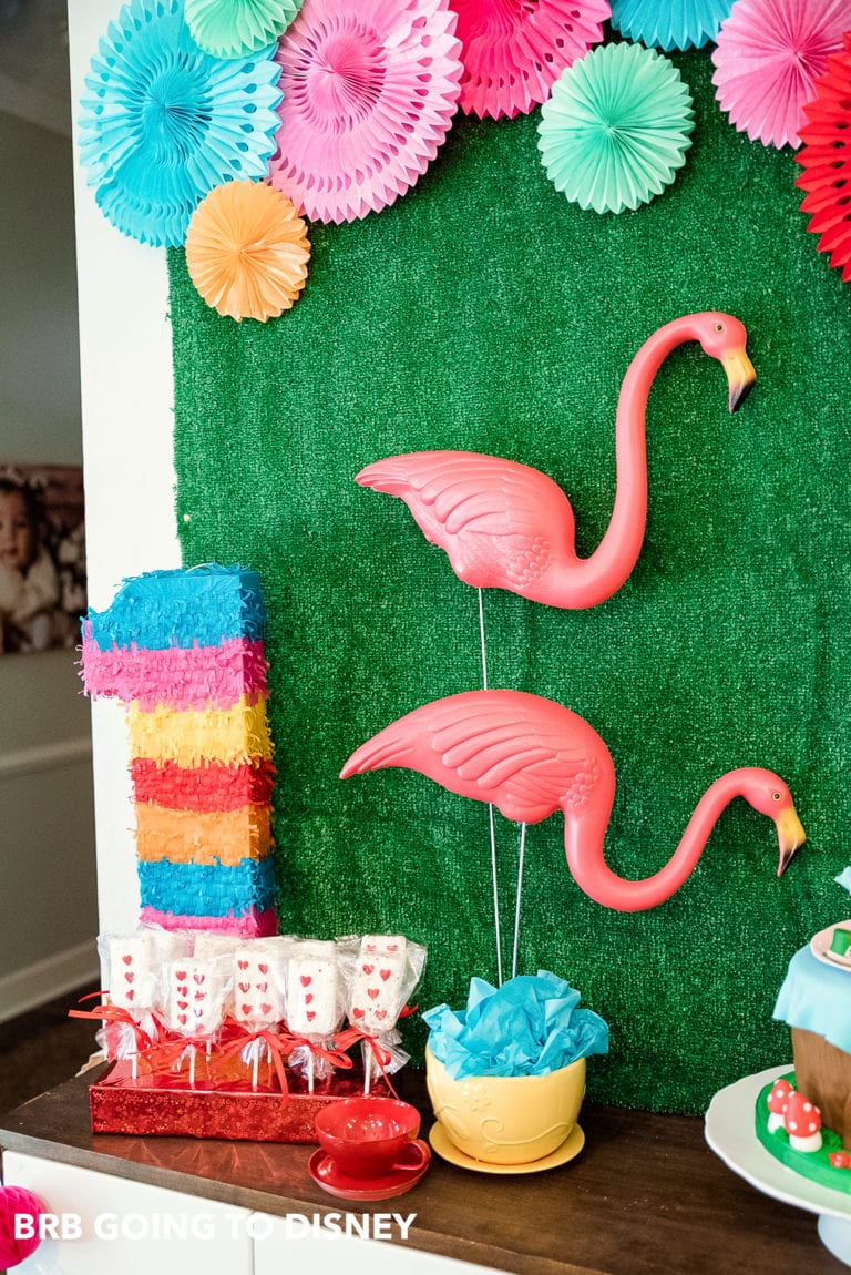 Alice in Wonderland First Birthday Party BRB Going to Disney