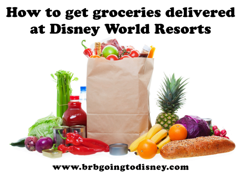 grocery delivery at disney world